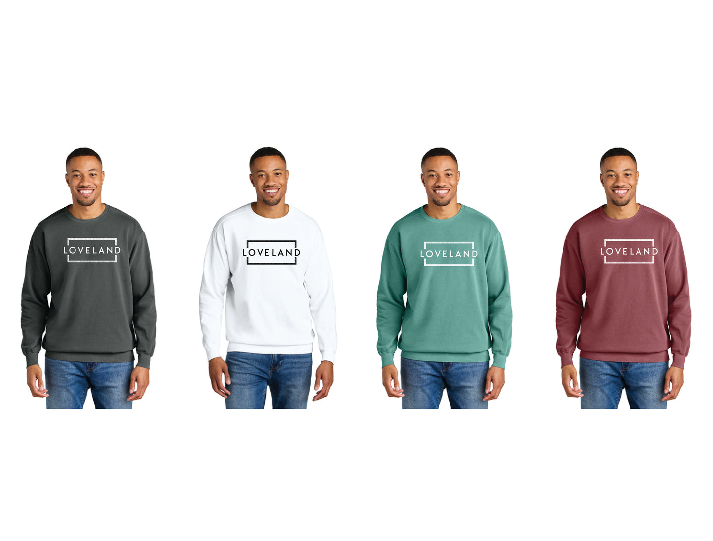 Loveland Box Crewneck & Hoodie