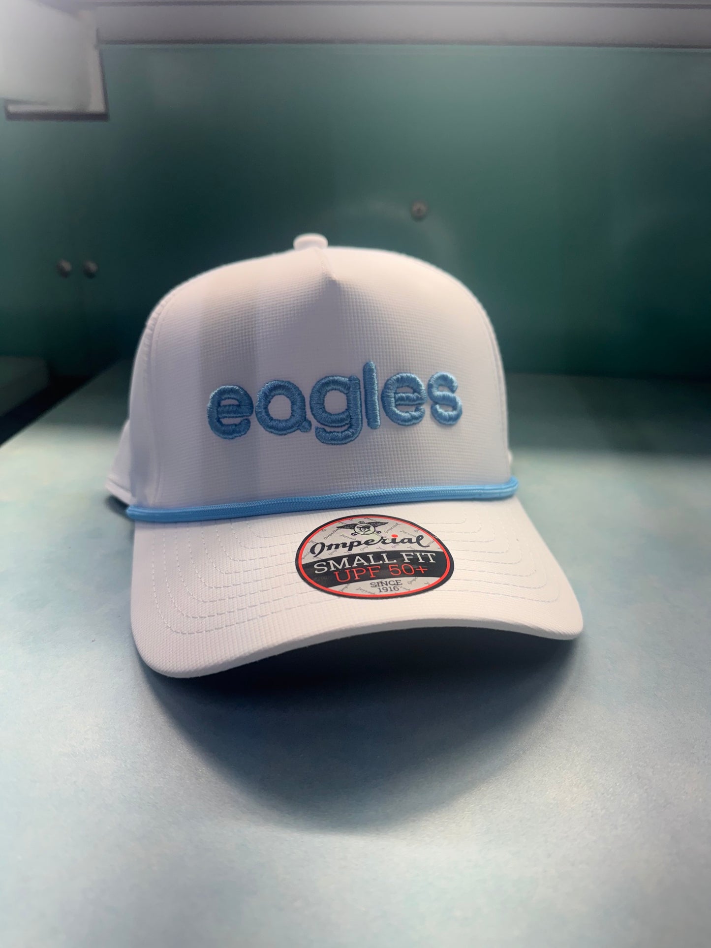 White Hat Columbia Blue Rope (Small Fit)