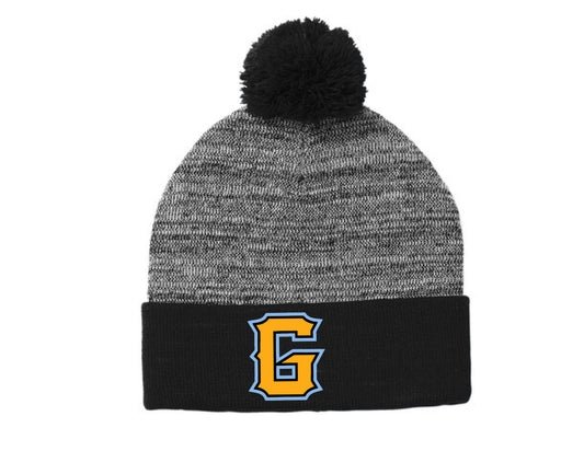 Heather Pom Pom Beanie