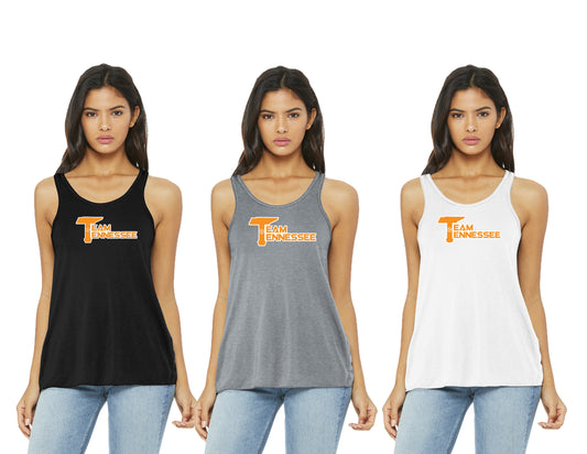 WOMEN'S FLOWER RACERBACK TANK