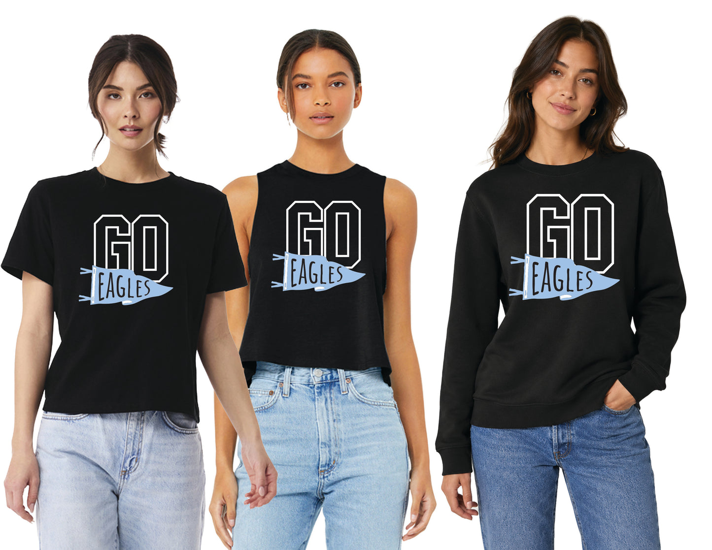 Women's Go Eagles Design