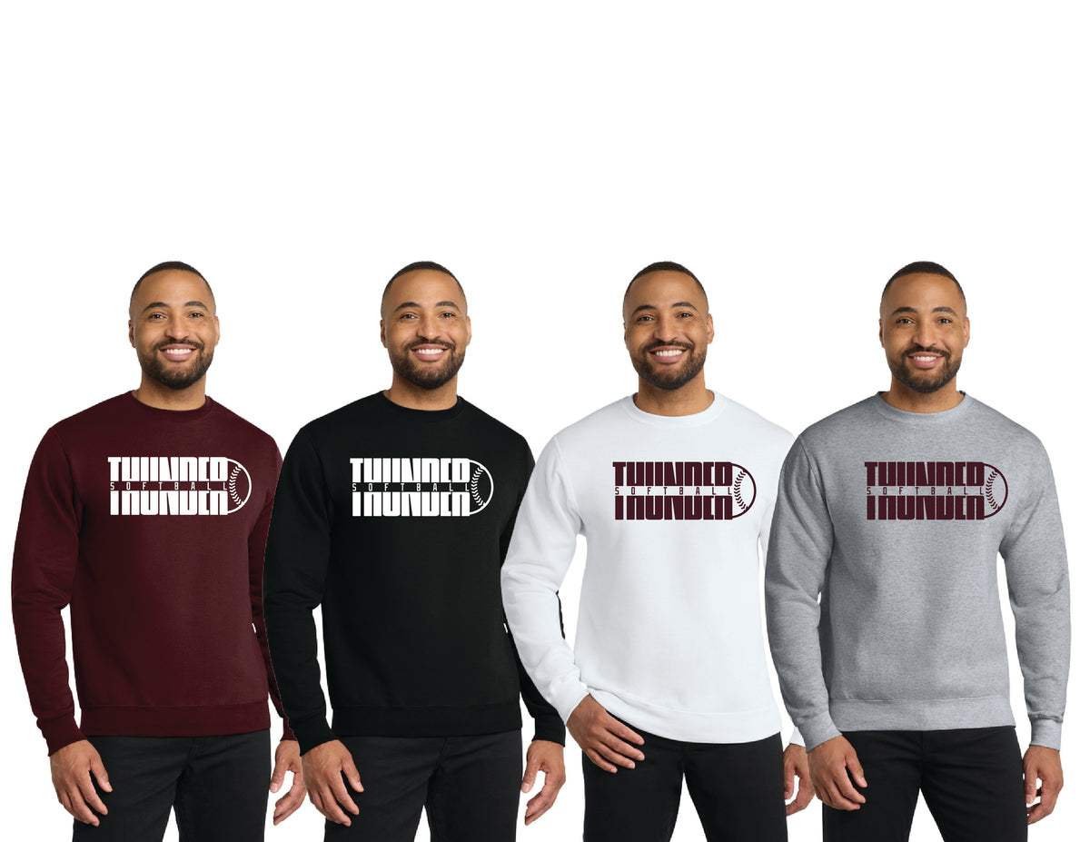 Softball Design 1 Crewneck Sweatshirt