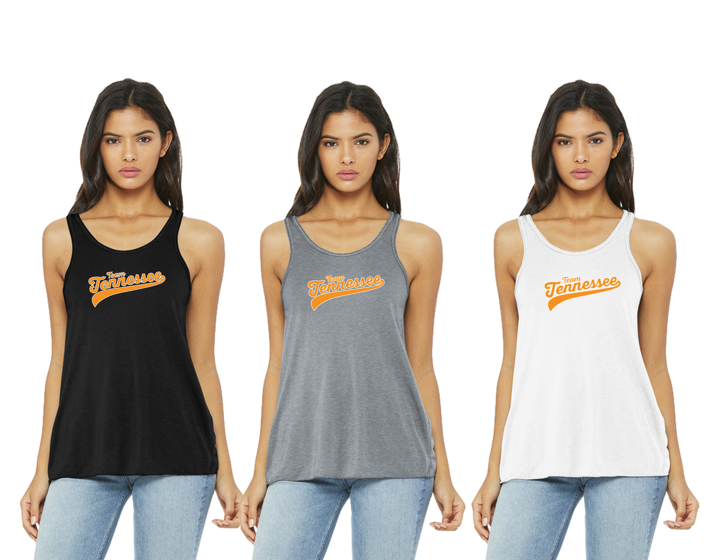 WOMEN'S FLOWER RACERBACK TANK