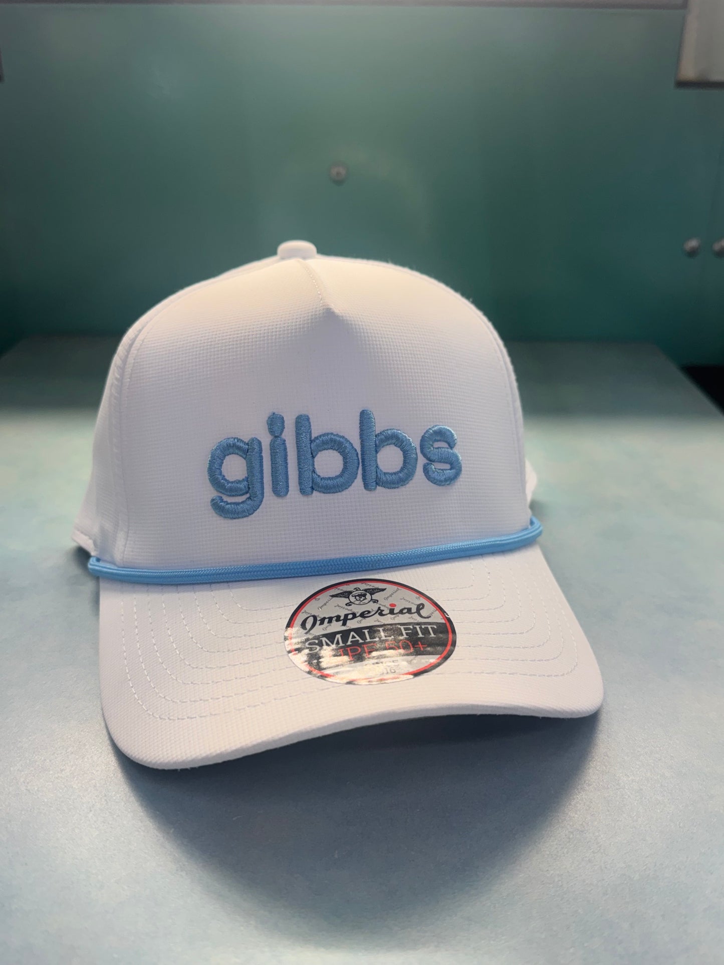 White Hat Columbia Blue Rope (Small Fit)